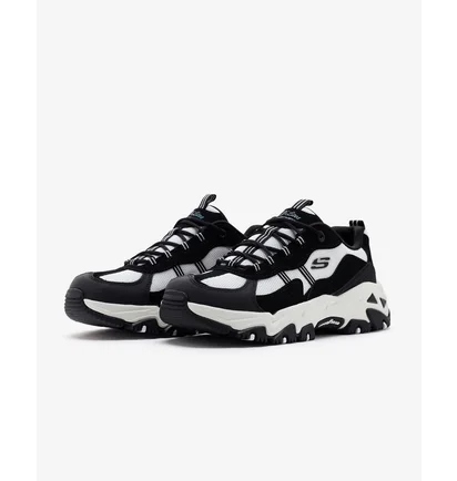 Кроссовки женские Skechers DLites Hiker White/Black 180128-BKW