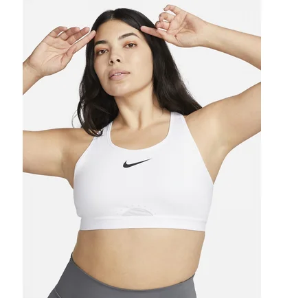 Топ женский Nike Womens High-Support Non-Padded Adjustable Sports Bra White Dd0428-100