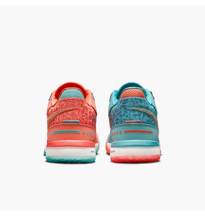 Кроссовки унисекс Nike Zm Lebron Nxxt Gen Ampd Orange/Turquoise FJ1566-401
