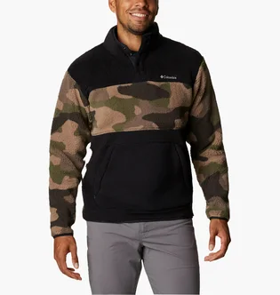 Кофта чоловіча Columbia Rugged Ridge Sherpa Half Snap Black/Camo AX5879-010