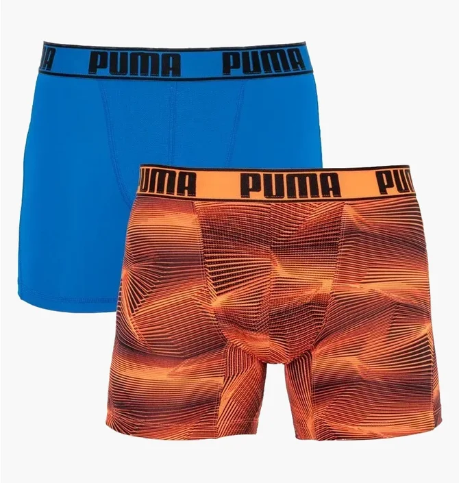 Трусы мужские Puma Active Blue/Orange (2 шт) 501010001-030