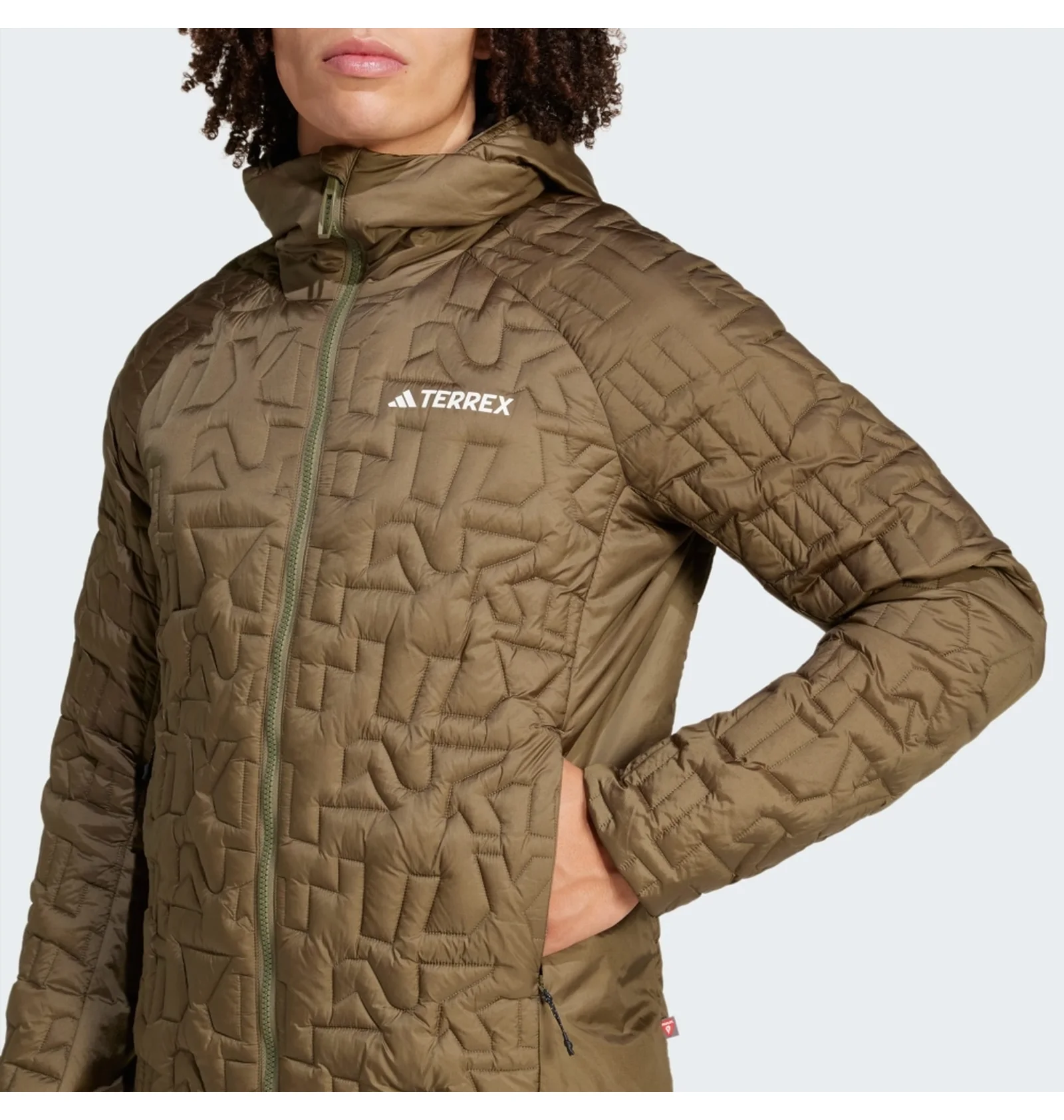 adidas TERREX スキージャケット ベージュ/ブラウン ᐉ Куртка чоловіча Adidas Terrex Xperior Primaloft Loose Fill