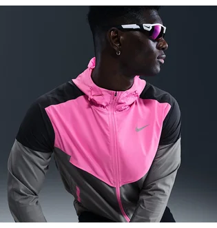 Ветровка мужская Nike Running Grey/Pink HV6521-675