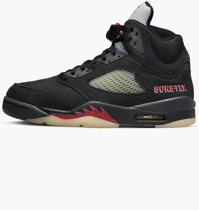 Кроссовки женские Air Jordan Air 5 Retro Gore Tex Off Noir Black Dr0092-001
