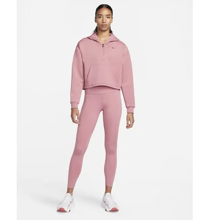 Худи женское Nike Dri-Fit WomenS Graphic 1/2-Zip Training Hoodie Pink DQ6302-667