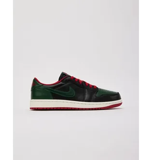 Кроссовки женские Air Jordan 1 Retro Low Og Black/Green CZ0775-036