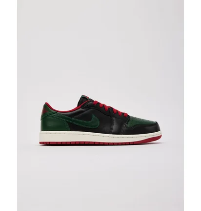 Кроссовки женские Air Jordan 1 Retro Low Og Black/Green CZ0775-036