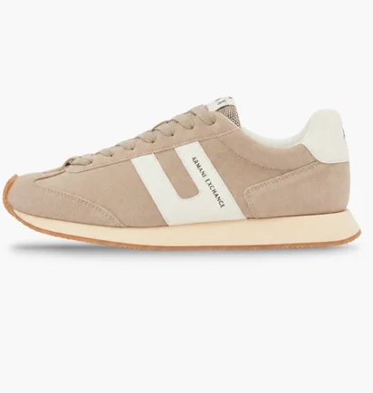 Кроссовки мужские Armani Exchange Logo Band Beige XM002689-AF17447-M1316