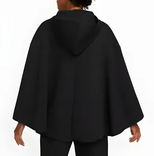 Кофта женская Nike Tech Fleece Poncho Black DV5250-010