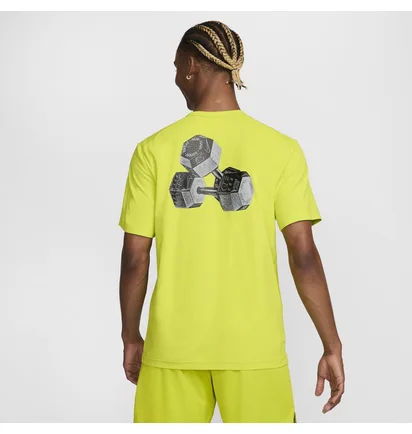 Футболка чоловіча Nike Df Hyverse Top Yellow FV9614-357