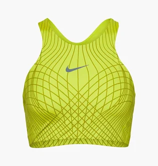 Топ женский Nike Df Swsh Hn Bra Green DV9994-308