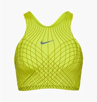Топ женский Nike Df Swsh Hn Bra Green DV9994-308