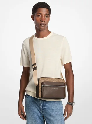 Сумка мужская MICHAEL KORS Hudson Brown 33F5LHDC2B