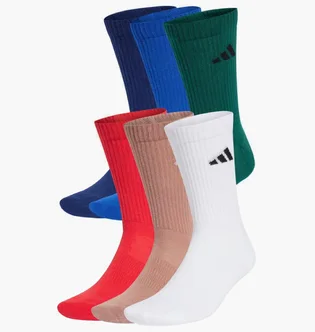 Носки унисекс Adidas Cushioned Crew Multi (6 пар) JP1717