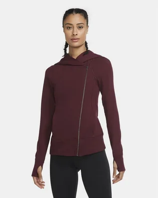 Толстовка жіноча Nike Yoga Bordo CU5321-681