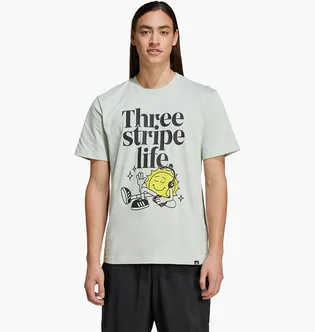 Футболка мужская Adidas Positivity Graphic Grey IY0731