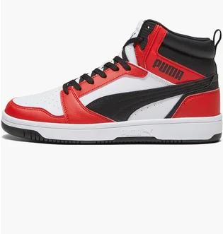 Кроссовки унисекс Puma Rebound Sneakers White/Red 392326-04