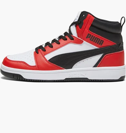 Кросівки унісекс Puma Rebound Sneakers White/Red 392326-04