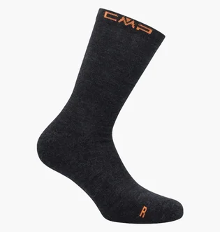 Шкарпетки чоловічі CMP Hiking Wool Sock Mid Grey (1 пара) 3I87177-U905