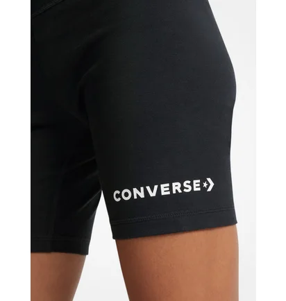 Шорты женские Converse Wordmark Bike Short Black 10024539-001