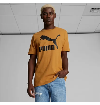 Футболка мужская Puma Classics Logo Tee Orange 670435-74