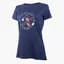 Футболка жіноча Jeep T-Shirt Star Botanical Print J22W Blue O102614-A184