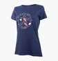 Футболка женская Jeep T-Shirt Star Botanical Print J22W Blue O102614-A184