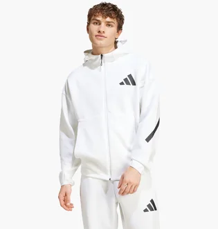 Толстовка чоловіча Adidas Z.N.E. Full-Zip Hooded Track Jacket White JF2443