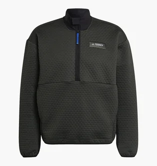 Кофта мужская Adidas Terrex Hike Half-Zip Fleece Grey GQ3683