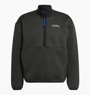 Кофта мужская Adidas Terrex Hike Half-Zip Fleece Grey GQ3683