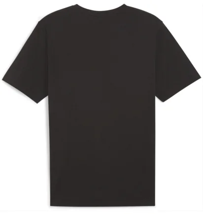 Футболка мужская Puma Teamrise Logo Jersey Cotton Black 658705-03