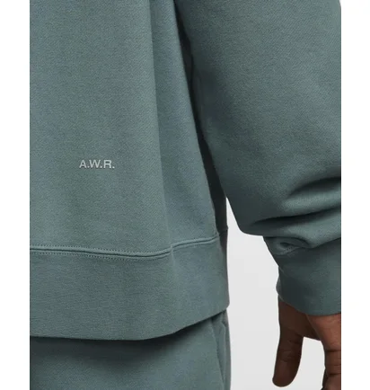 Свитшот мужской Nike Nocta Fleece Cs Crew Light Blue FN8160-382