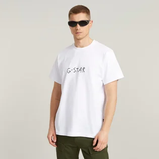 Футболка унісекс G-Star Handwriting Ts White D25699-C336-110