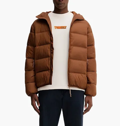 Куртка чоловіча Tommy Jeans Logo Brown DM0DM22044-GVP