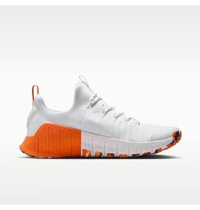 Кроссовки мужские Nike Free Metcon 6 White/Orange FJ7127-106