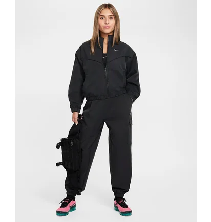 Куртка дитяча Nike Girls Oversized Lightweight Jacket Black FZ5557-010