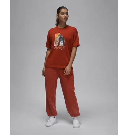 Футболка жіноча Air Jordan Mujer Orange FN5365-615