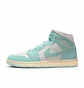 Кроссовки женские Air Jordan 1 Retro Mid Turquoise/White BQ6472-132