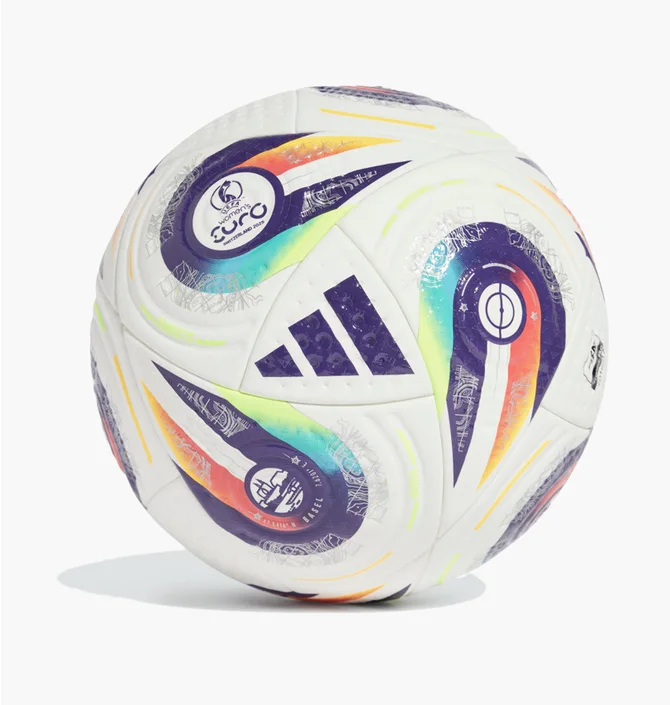 Футбольний м'яч Adidas Euro25 Pro White/Multi JH1261