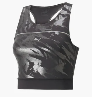 Топ жіночий Puma High Shine Cropped Running Tank Top Grey 521066-51