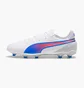 Бутсы унисекс Puma King Match Fg/Ag White 107863-02