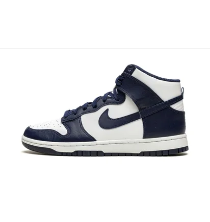 Кросівки чоловічі Nike Dunk High White/Blue DD1399-104