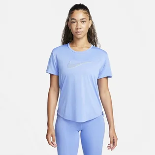 Футболка женская Nike Womens Dri-Fit Swoosh T-Shirt Light Blue FB4696-450