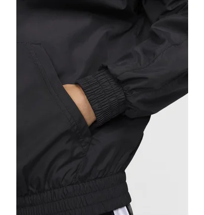 Олимпийка женская Nike Sportswear Classic Wovens Loose Uv Hooded Jacket Black FV6298-010