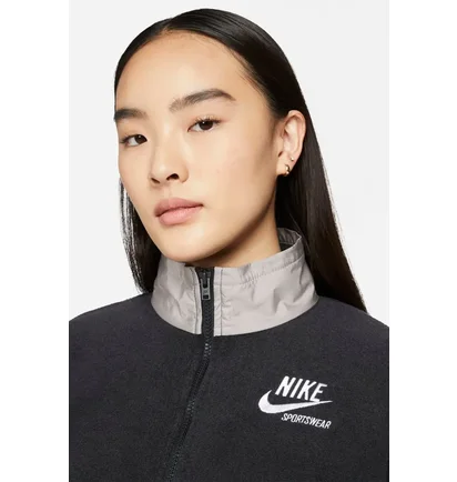 Кофта женская Nike Wmns Plush Jacket Grey Dd5712-010