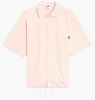 Рубашка мужская Nike Button-Down Short-Sleeve Top Pink DX0898-601