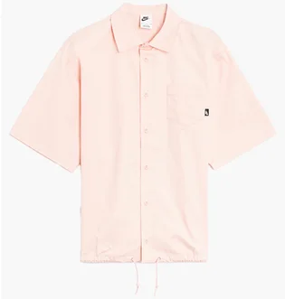 Рубашка мужская Nike Button-Down Short-Sleeve Top Pink DX0898-601
