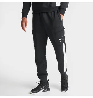 Штаны мужские Nike Air Retro Fleece Cargo Pants Black FN7693-010