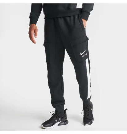 Штани чоловічі Nike Air Retro Fleece Cargo Pants Black FN7693-010