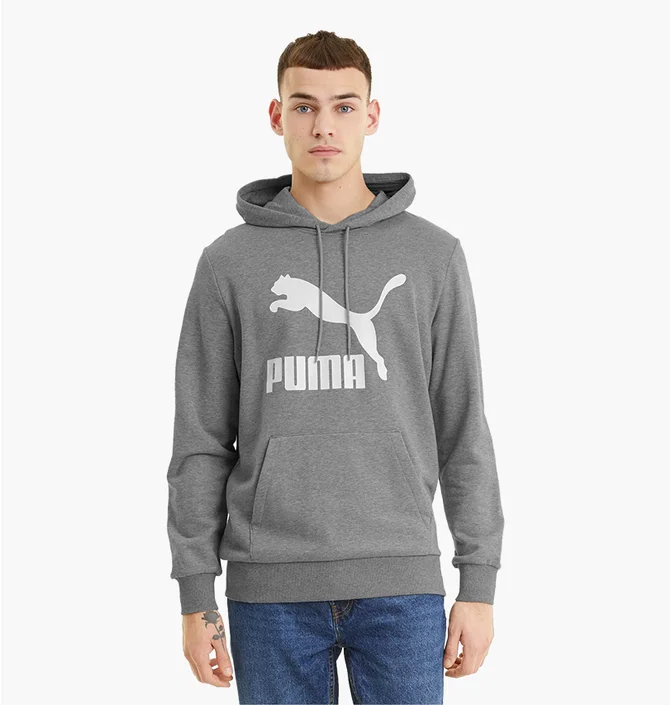 Худи мужское Puma Classics Logo Grey 530084-03